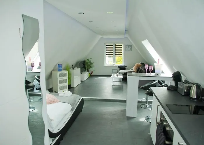 Truth - Kueche - Internet - Parkplatz - Modern Apartment Dortmund